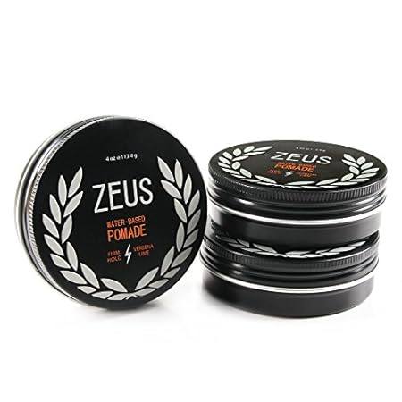 ZEUS Firm Hold Pomade， Water Based Firm Hold Hair Styling