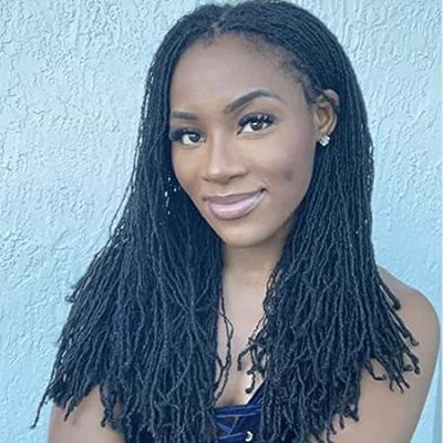 Loc Extension Human Hair 10 Inch 30 Strands 0.2cm Width 1