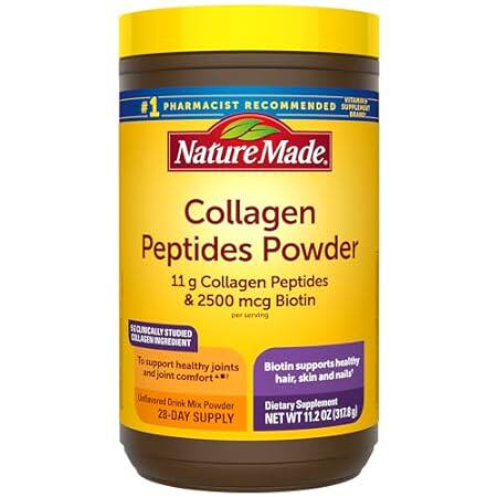 Nature Made Collagen Peptides Powder Type 1 and 3， Joint