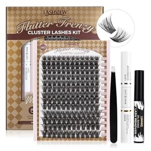 LASHVIEW 56D Diy Lash Extension Kit，Cluster Eyelash Exten