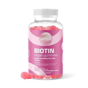 Biotin Vegan Gummies | 10,000 mcg Per Serving | Made in T