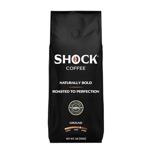 Shock Coffee - Bold all Arabica Med-Dark Roast Ground, 1