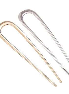 French Hair Pins for Women 2 Pack Large Hair Pins for Bun