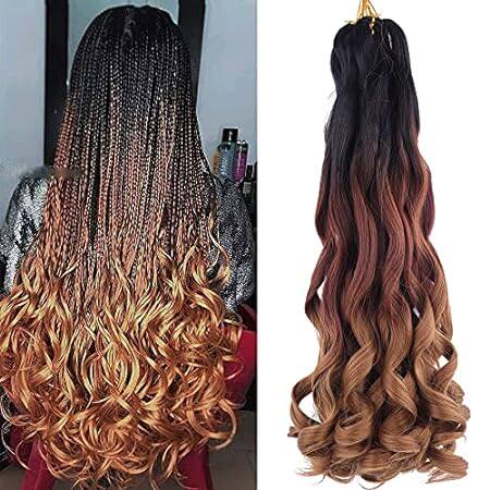 French Curly Braiding Hair Loose Wavy 7 Packs Bouncy Brai