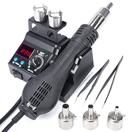 WEP 8858-V Hot Air Rework Station Kit with Compact Size，
