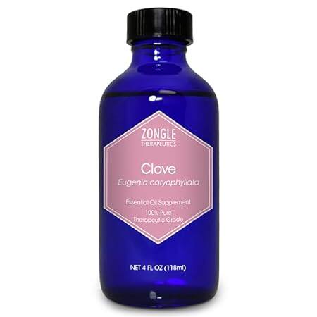 Pure Clove Oil by Zongle – 100% Pure Natural， Therapeutic