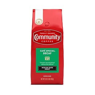 Community Coffee Café Special Decaf Ground Coffee， Medium