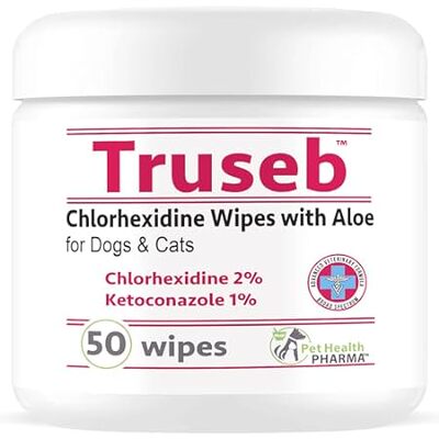 Truseb Topical Ketoconazole with Chlorhexidine Wipes for