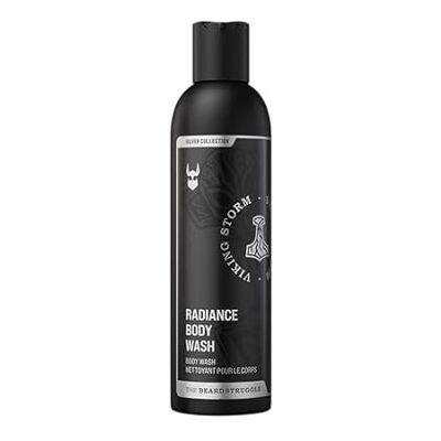 The Beard Struggle Men's Body Wash Viking Storm - Silver