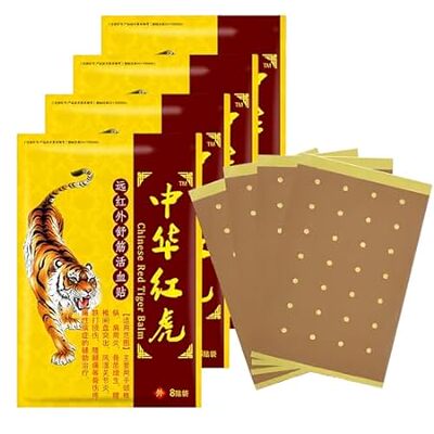 32pcs Tiger Patches，Chinese Red Tiger Back Patch Ultra St