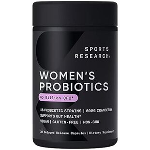 Sports Research Women's Probiotics with Prebiotics， 65 Bi
