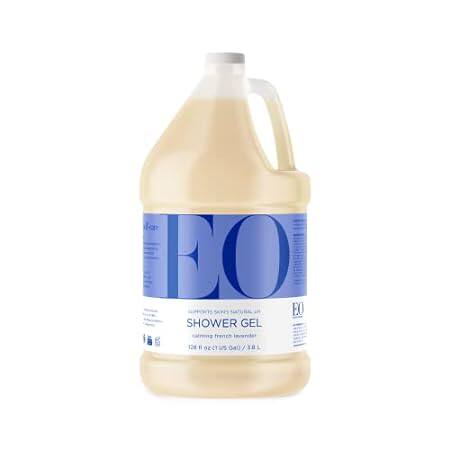 EO Shower Gel Body Wash Refill， 1 Gallon， French Lavender