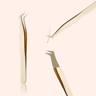 Tweezers Extension Stainless Steel Eyelash Lash Classic