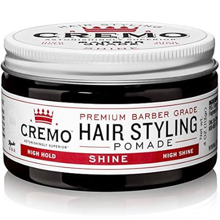 Cremo Premium Barber Grade Hair Styling Shine Pomade， Hig