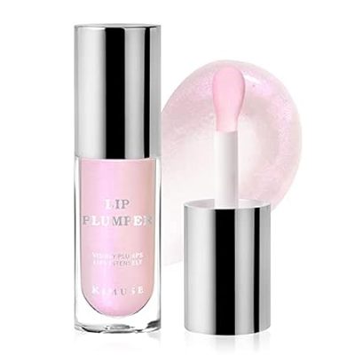 KIMUSE Lip Plumper Gloss， Moisturizing Lip Gloss， Long -W