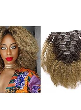 Lacer Hair 4A 4B Afro Kinky Curly Remy Human Hair Extensi