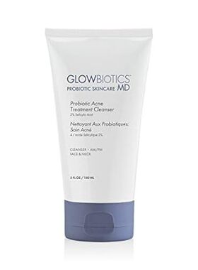 Glowbiotics Probiotic Acne Treatment Cleanser: Foaming Fa