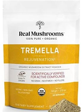Real Mushrooms Tremella Mushroom Extract Powder (60 Servi