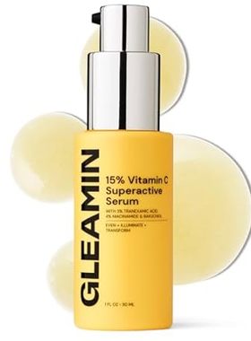 Gleamin 15% Vitamin C Facial Serum - with 3% Tranexamic A