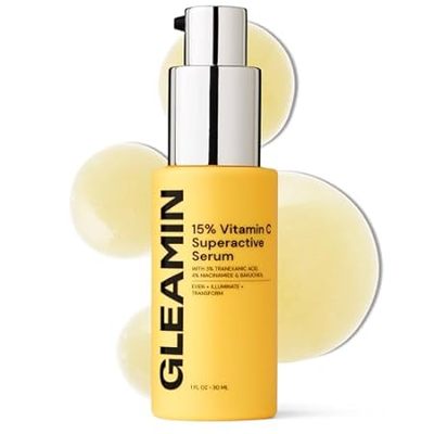 Gleamin 15% Vitamin C Facial Serum - with 3% Tranexamic A