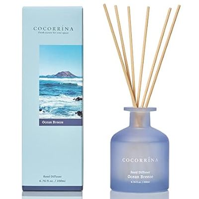 Cocorrína Reed Diffuser - Ocean Breeze 6.76oz Diffuser wi