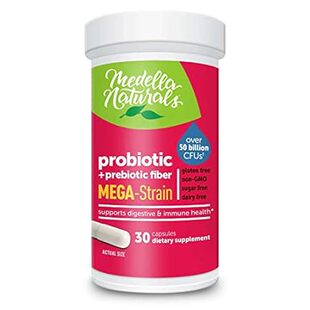 Mega-Strain 50B CFU Probiotics + Prebiotics 30 Caps – Pro