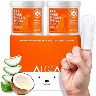 Dog Ear Cleaner Wipes - Cleanser for Dogs - Ear Itching，