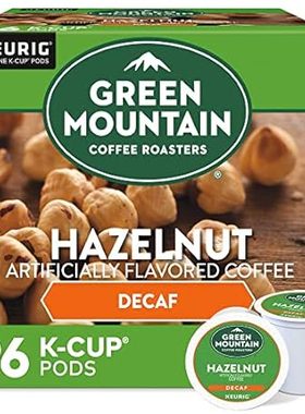 Green Mountain Coffee Roasters Hazelnut Decaf Coffee， Keu