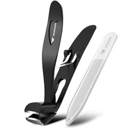 Angled Head Nail Clippers for Seniors， Ergonomic Toenail