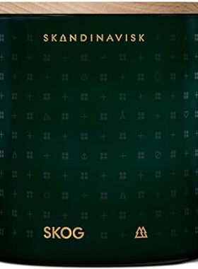 Skandinavisk Skog 'Forest' Scented Candle with 2 Wicks. F