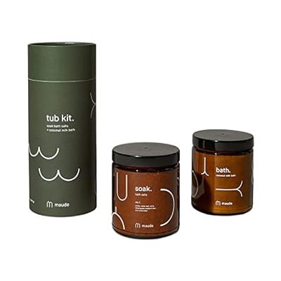Maude Tub Kit No. 1 - Bath Salts + Coconut Milk Bath Set
