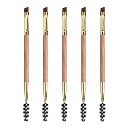 Duo Eyebrow Brush， Spoolie Brush and Angled Brow Brush Ey