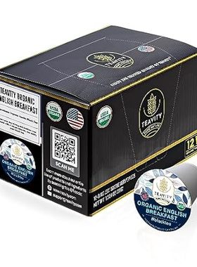 Organic English Breakfast Tea Pods for Keurig - Naturally