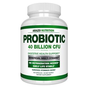 Arazo Probiotic Shelf Stable CFU Nutrition Billion
