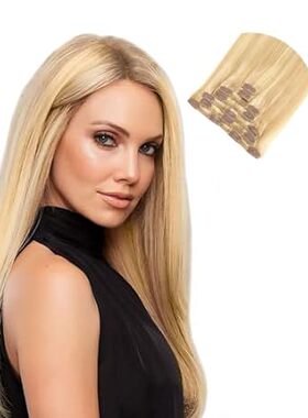 Missme Clip In Hair Extensions Real Human Hair，18in 120g