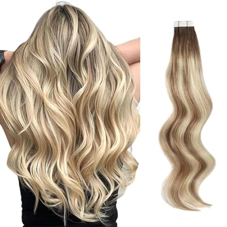ABH AmazingBeauty Hair Remy Tape in Hair Extensions Ash B