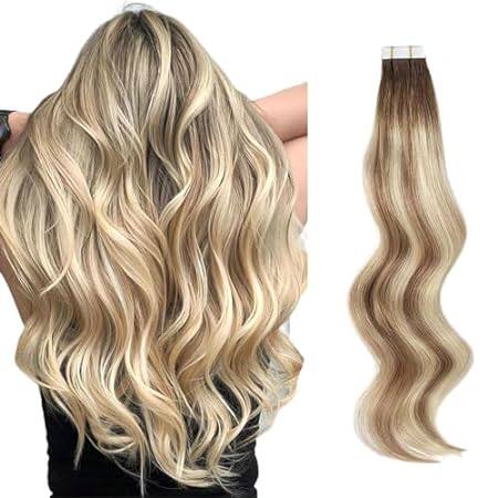 ABH AmazingBeauty Hair Remy Tape in Hair Extensions Ash B