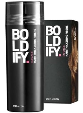 BOLDIFY Hair Fibers (28g) Fill In Fine and Thinning Hair