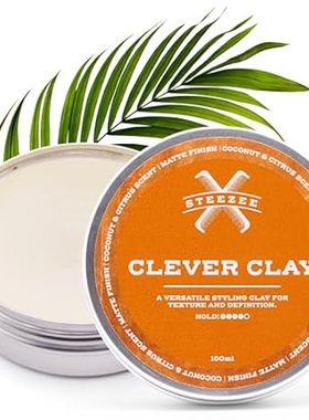 Clever Clay - Natural Finish Styling Hair Clay for Men -