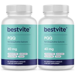 BESTVITE PQQ 40mg (Pyrroloquinoline Quinone) (120 Vegetar