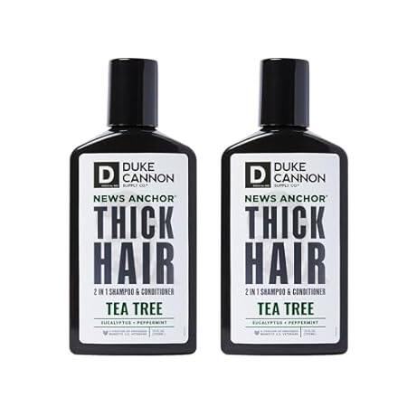 Duke Cannon NEWS ANCHOR 2-IN-1 HAIR WASH (TEA TREE， 10 fl