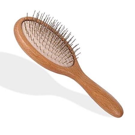 Steel Hair Brush is a Wooden Hairbrush with Metal Bristle