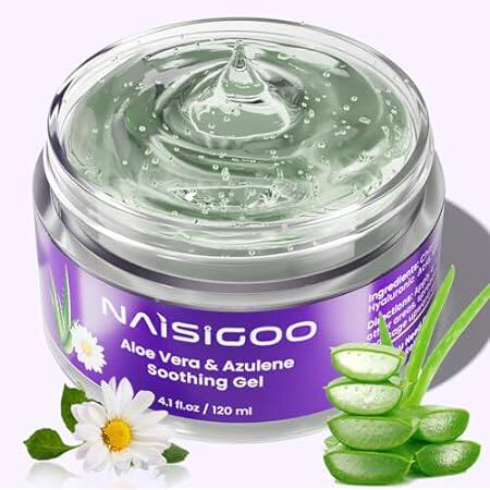 Chamomile and Aloe Vera Gel for Face Body Soothing Aloe V