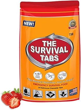 S.O.S. Rations Emergency Food Ration Survival Tabs- 2 day
