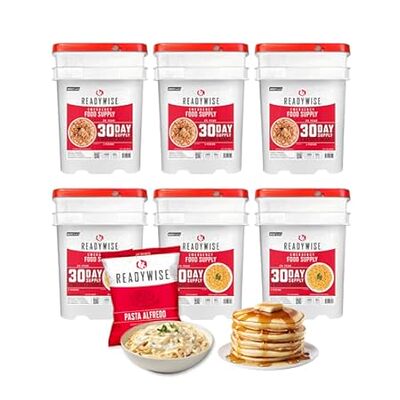 READYWISE - 3 Month， Emergency Food Supply， 894 Servings，
