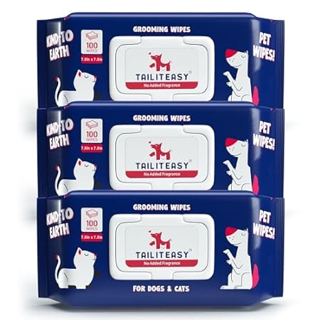 Pet Wipes for Dogs - Dog Paw Wipes - Dog Cleaning Wipes -