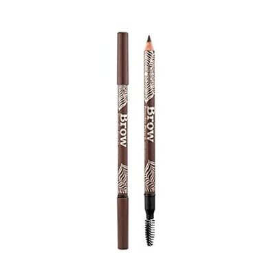 VASANTI Brow Powder Pencil Dark Brown - Long Lasting Wate