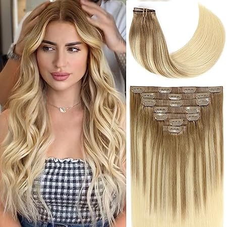 Seamless Clip in Remy Hair Extensions Natural Human Hair