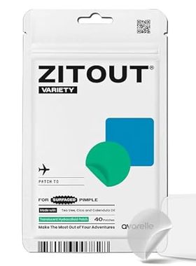 Avarelle Acne Pimple Patch (40 Count) Absorbing Hydrocoll