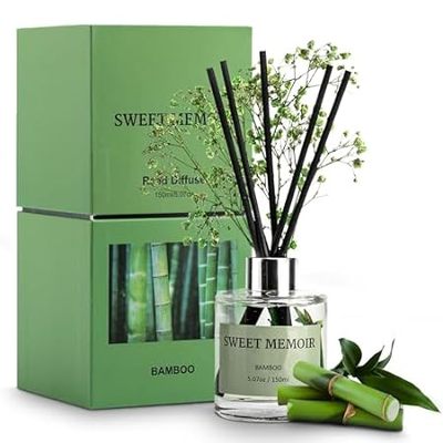 Essential Oil Reed Diffuser Set， Bamboo Fragrance Diffusi